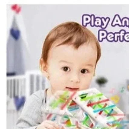 10 Pieces Shape Sorter Baby Blocks Textured Balls Sorting Game (1-3 Years)