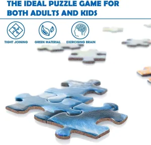 1000 Pieces Jigsaw Puzzles for Adults Fishing Enthusiasts on Board Fishing-Big Head Fish Creative Gifts are Perfect for Home Entertainment and Game Collections