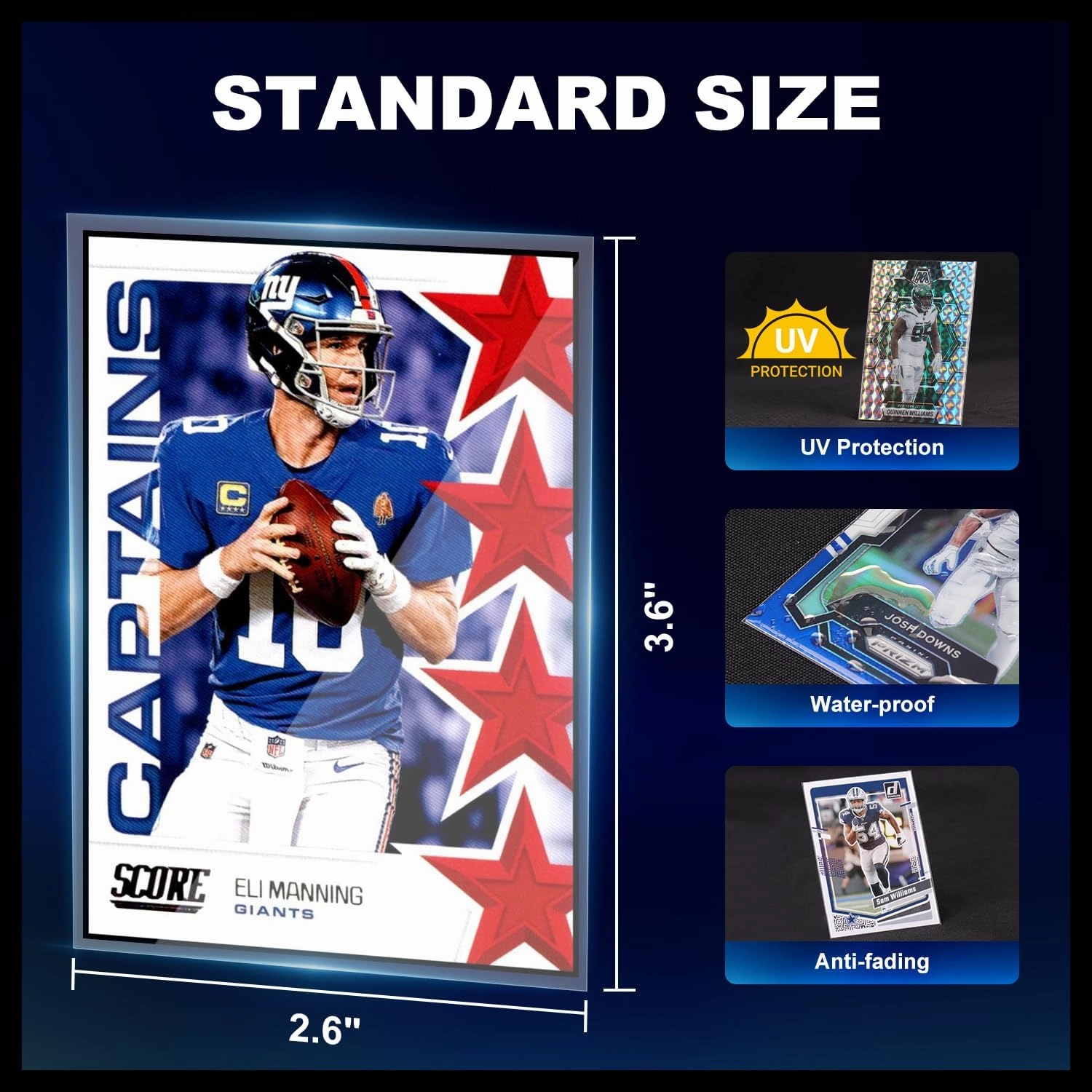 10000ct Card Sleeves for Trading Cards, Clear Penny Sleeves, Baseball Card Sleeve, Soft Sports Card Sleeve, Plastic Card Protector Fit for MTG Game Card Standard Cards