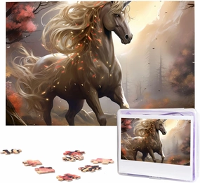 1000 Pieces Puzzles for Adults - Fantasy Unicorns Puzzle Game Wonderful Puzzle Great Gifts Educational Toy