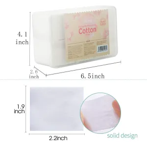 100Pcs/lot Make Up Cosmetic Cotton Pads Wipe Pads Nail Art Cleaning Pads Soft Daily Supplies Facial Cotton Makeup Remover Tool