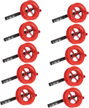 10pcs Plastic Kite Reels Hand-held Line Winders for of Lightweight String Accessory for All Ages and Skill Levels