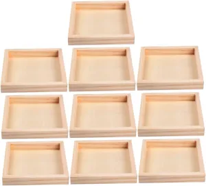 10Pcs Storage Tray Lightweight Organizer for Easy Sorting Assembly for Puzzles Compact Design for Home Use