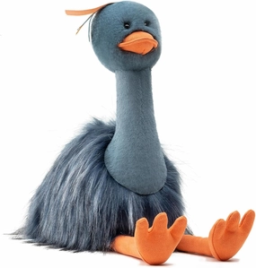 12" Plush Ostrich Stuffed Animals Ostrich Plush Animal Toys Soft Plush Toy for Kids Adults