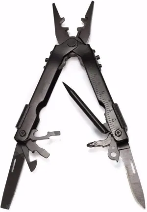 13-in-1 Multifunction EDC Combination Tool with Pliers, Screwdriver & Wire Cutters for Camping, Survival, Outdoor & Travel, Portable Folding Design