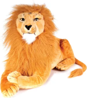 15.5" Lion Stuffed Animal - Cute Lion King Plush Toy, Realistic Stuffed Animal