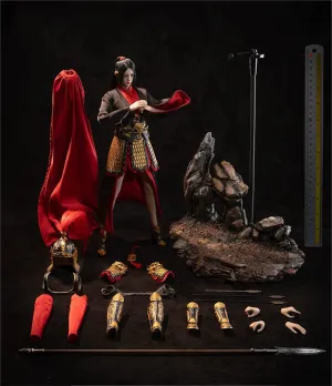 1/6 Scale Female Action Figure,12inch Chinese General MULAN Girl Soldier Flexible Action Figure Doll Full Set Collection