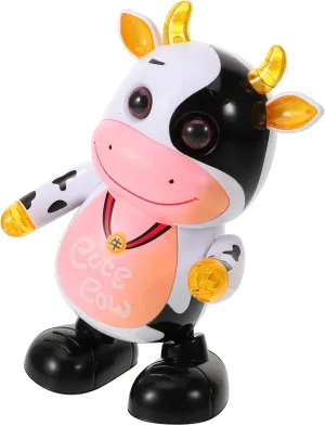 1Pc Interactive Musical Dancing Cattle for Year Ox Mascot Engaging Animated Plaything with High Definition Sound Quality Present