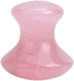 1PC Natural Rose Quartz Mushroom Shape Face Massager Jade Facial Roller Beauty Massage Eye Neck Health Skin Care Guasha Spa Tool