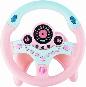1Pc Educational Simulation Steering Wheel for Interactive Plaything to Enhance Hand Eye Coordination and Practical Design Present for Imaginative Play