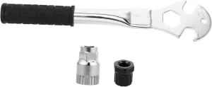 1Set Bicycle Pedal Wrench Tool Kit Versatile Pedal Removal Spanner for Mountain Road Bikes Compact Design with Extra Long Handle for Easy Use Essential Cycling Accessory