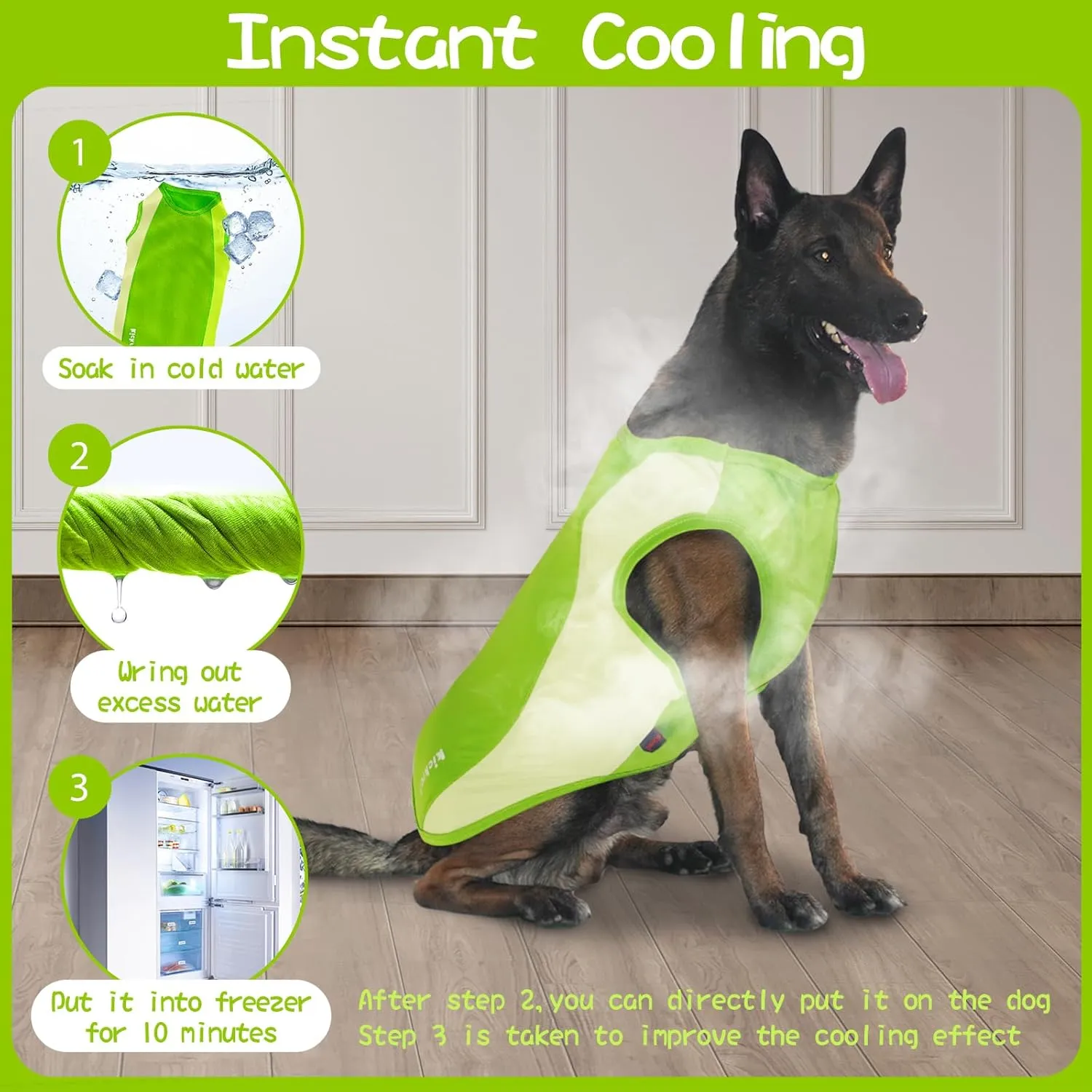 2 Pack Dog Shirts, Breathable Mesh Dog Clothes Pet Sleeveless Vest, Lightweight Stretchy Tank Top T-Shirts for Large Dogs, XL