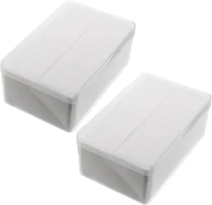 2000pcs Disposable Non Woven Facial Cleansing Pads Lightweight Makeup Remover Squares for Daily Skin Care Nail Polish Removal and Pet Care Convenient Box Packaging