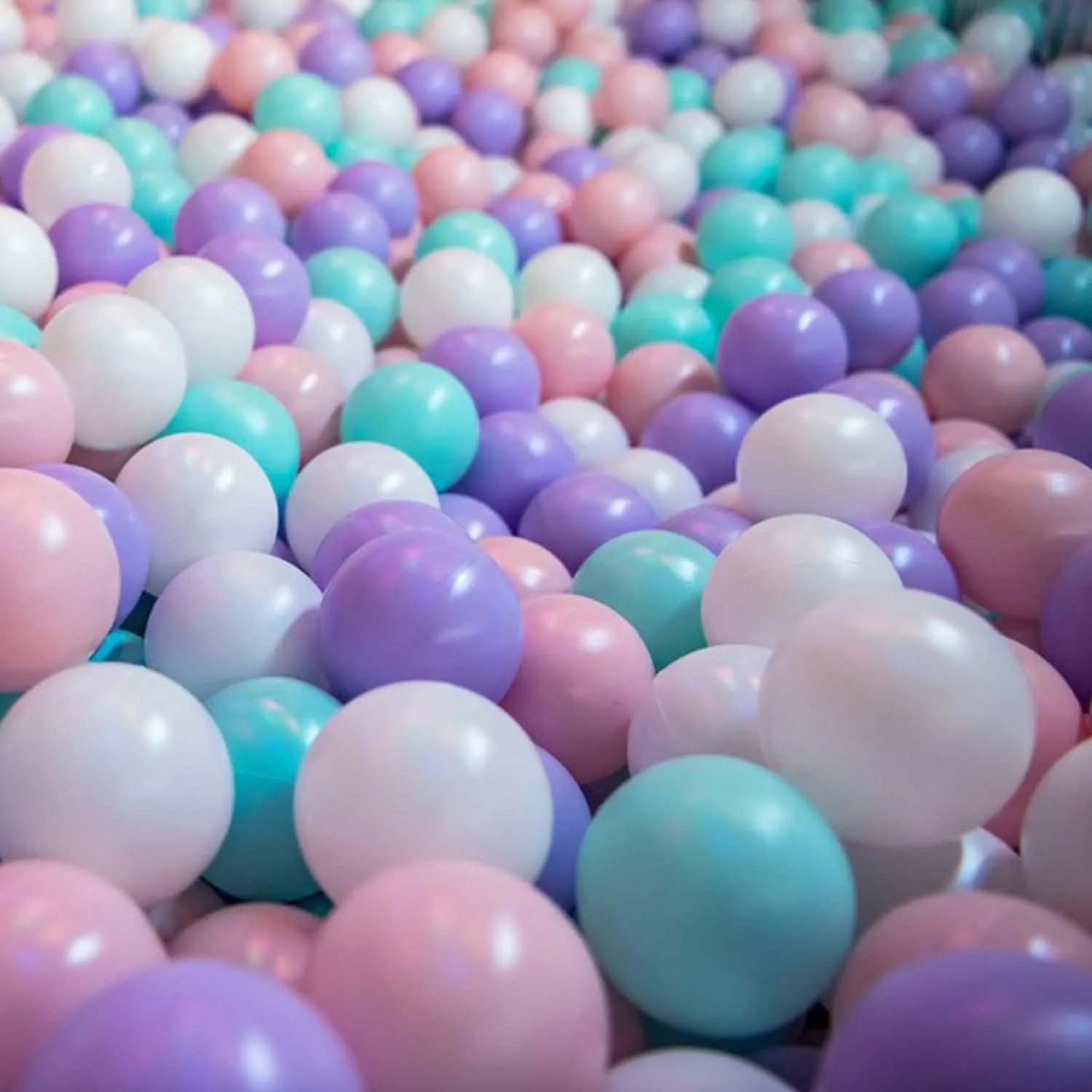 200/500/1000/2000 Count Plastic Soft Plastic Ball Pit Balls Colorful Play Pit Balls for Pet Dogs Ball Pit 2.2" Large Phthalate Free Bpa Free Balls for Toddlers 1-3 Baby Kids