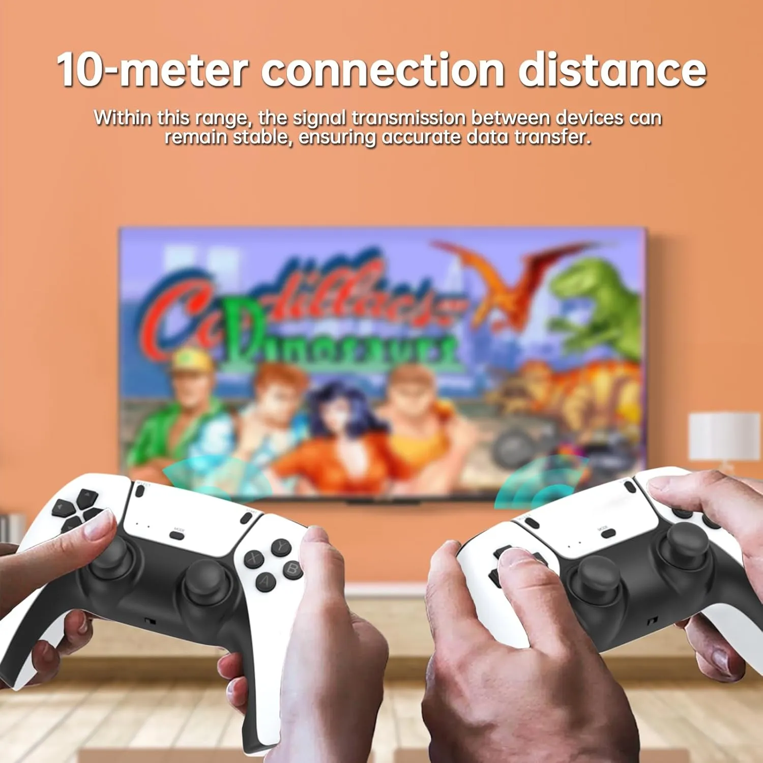 2025 Upgrade Wireless Retro Game Console,Retro Game Stick with 20,000  Games,4k Hdmi Output Game Stick,TV-Connectable Game Stick,Plug and Retro Play Video Games for Tv,Retro Game Stick.Whtie