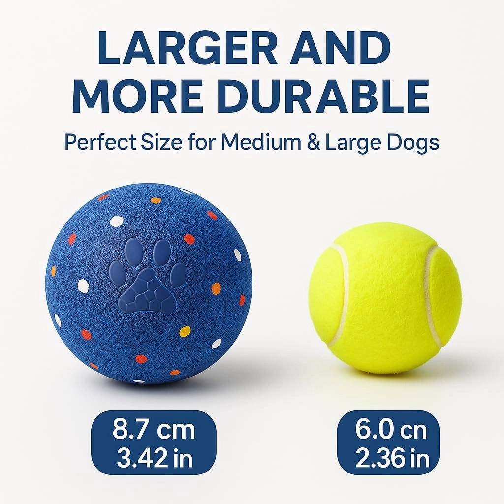2025 Upgraded Smart Interactive Dog Toy, E-TPU Material, Anti-mistouch Switch, for Large/Medium/Small Dogs – Keep Dogs Busy, Get The Storage Bag and Please See Five Points
