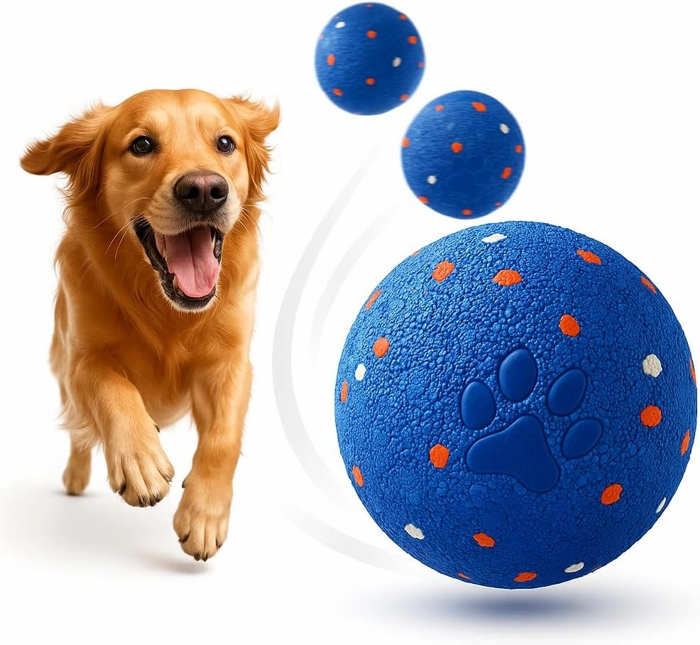 2025 Upgraded Smart Interactive Dog Toy, E-TPU Material, Anti-mistouch Switch, for Large/Medium/Small Dogs – Keep Dogs Busy, Get The Storage Bag and Please See Five Points