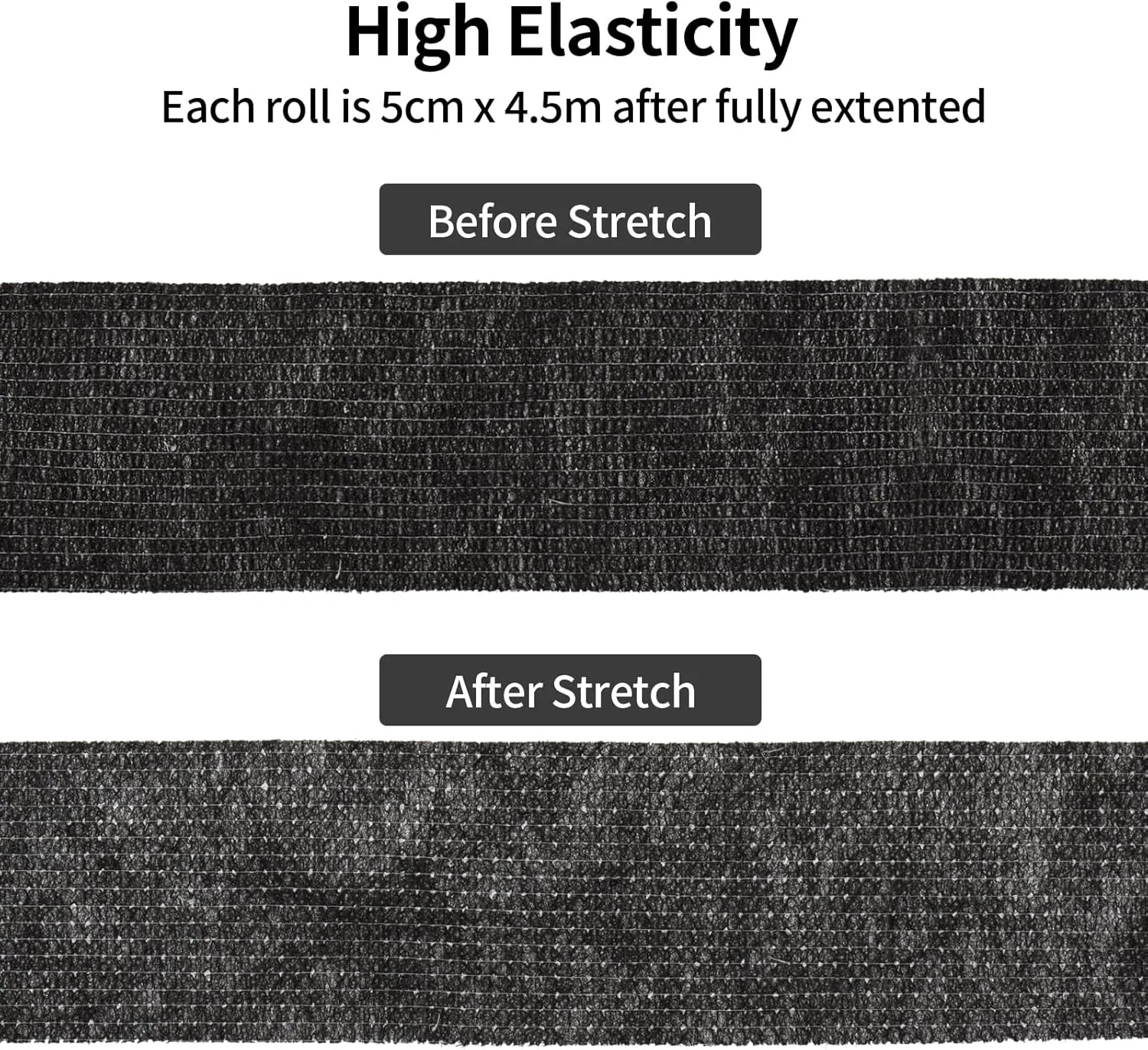 24 Pack Self Adherent Cohesive Wrap Bandages Non Woven Cohesive Bandage Elastic Self Adhesive Bandage Wrap Sports Athletic Tape First Aid Tape for Wrist Ankle Pet Vet Wrap Grip Cover 2 inch