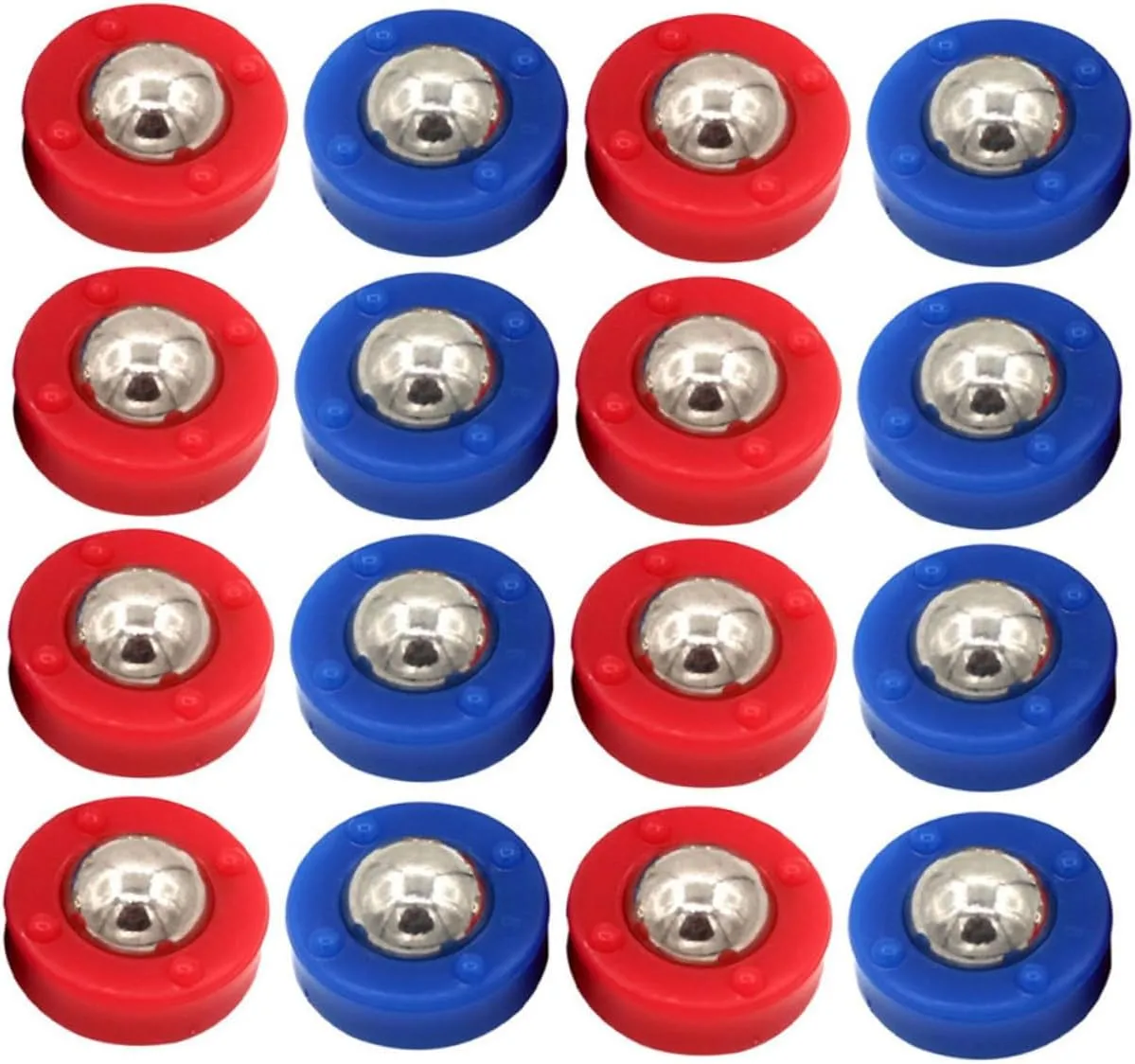 24pcs Tabletop Rollers for Mini Shuffleboard Games Curling Replacement Accessories for Fun Interactive Play and Family Bonding