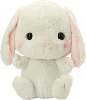 25 inch Rabbit Stuffed Animals Plush Toy Soft Lop Eared Rabbit Baby Plushie Doll Easter Rabbit Cushion Toy Doll Bunny Plush Animal Doll,Best Birthday for The Children Kids(White)
