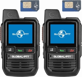 2-Pack GPS Version G0 PoC Radios Walkie Talkie