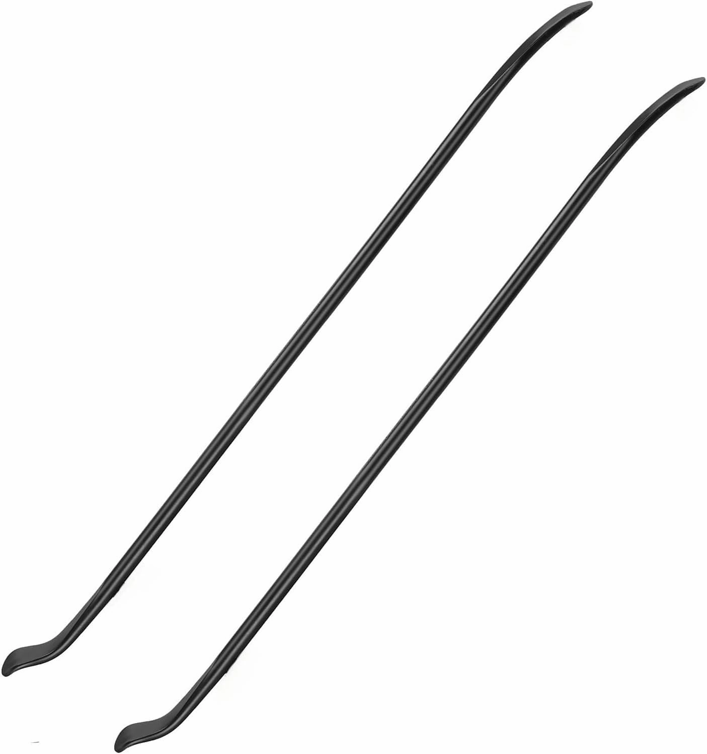2 PCS 34645 Tire Mount and Demount Iron, Tire Changing Removal Tool for Tubeless Tires, Tire Bar for Auto or Truck Maintenance, Replace Manual Tire Changer | 38 in x 4/5 in, Black
