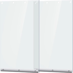 2 Pcs Dog Door Replacement Flaps Compatible with Ideal Dog Door Model DSRWXL 9.75 x 17 Inch XL Clear Weatherproof Pet Flap Home Supplies, Easy to Install