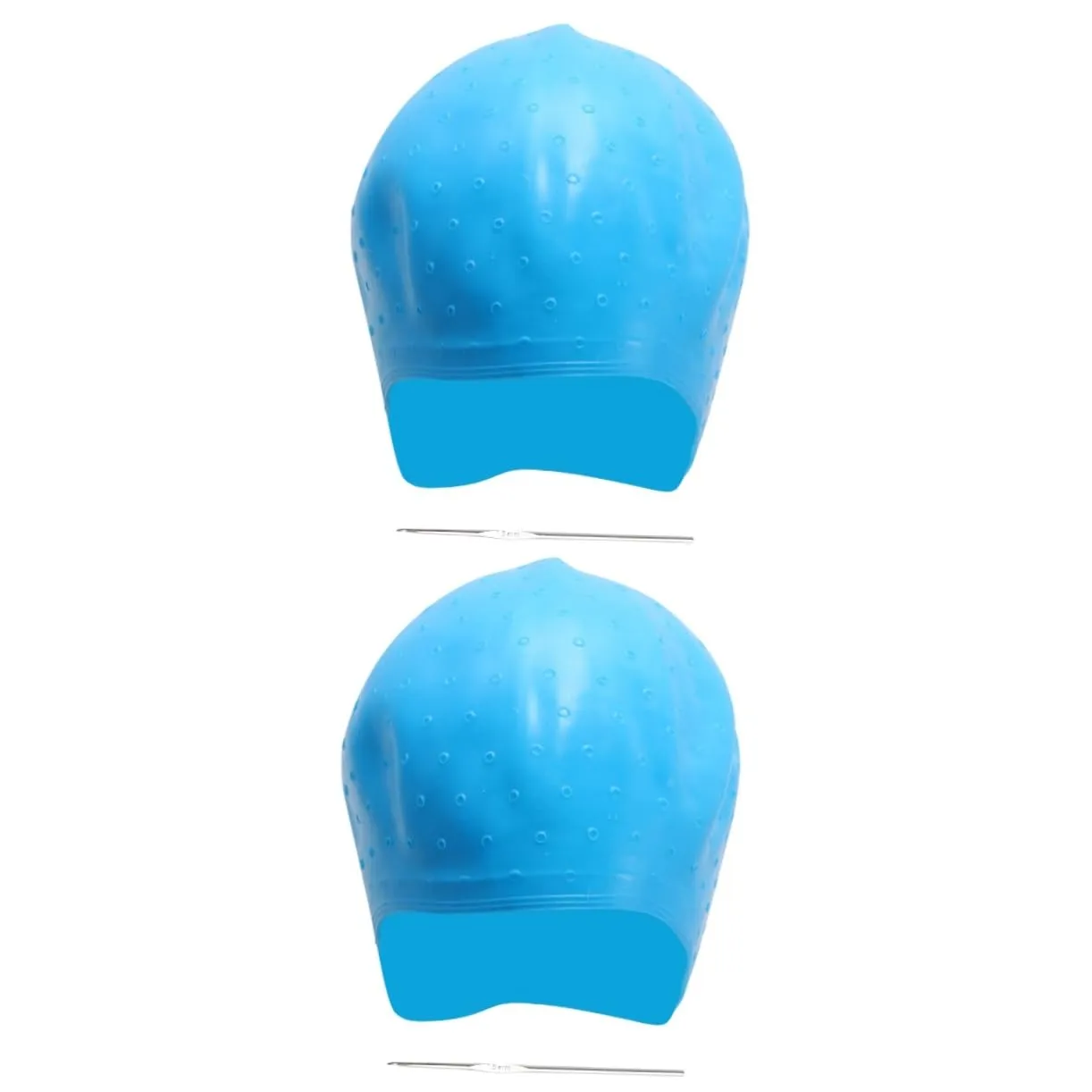 2pcs Highlighter Cap for Hair Coloring Salon Hair Cap with Small Circles