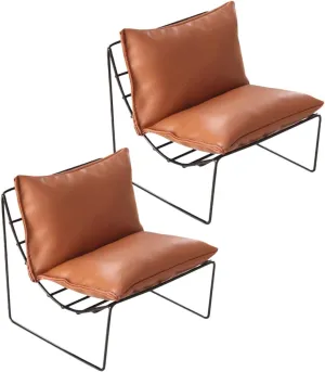 2pcs Miniature Sofa Chairs for Dollhouse Decoration Tiny Furniture Accessories for DIY Mini House Craft Projects Realistic Design Safe Material