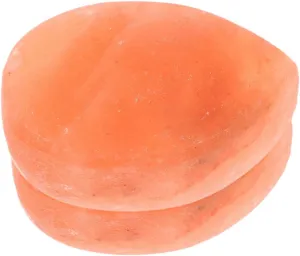 2pcs Natural Salt Massage Stones for Face Body and Foot Care Exfoliating for Deep Skin Exfoliation and Relaxation Natural Safe Formula
