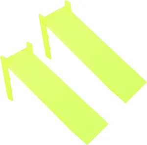 2pcs Plastic Inclined Plane Teaching Tool Physics Experiment Equipment Random Color Lightweight Compact for Classroom Demonstrations Student Engagement