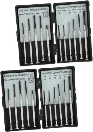 2sets Precision Watch Screwdriver Kit Lightweight Multi-Purpose Tools for Watch Repair Compact Design for and Use for Maintenance and Projects