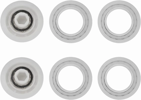 3884997-R6 Automatic Robotic Pool Cleaner Guide Wheels Replacement 4 Pack and Pully Gears 2 Pack Fits for Dolphin Nautilus cc Plus Parts Dolphin Premier Impeller