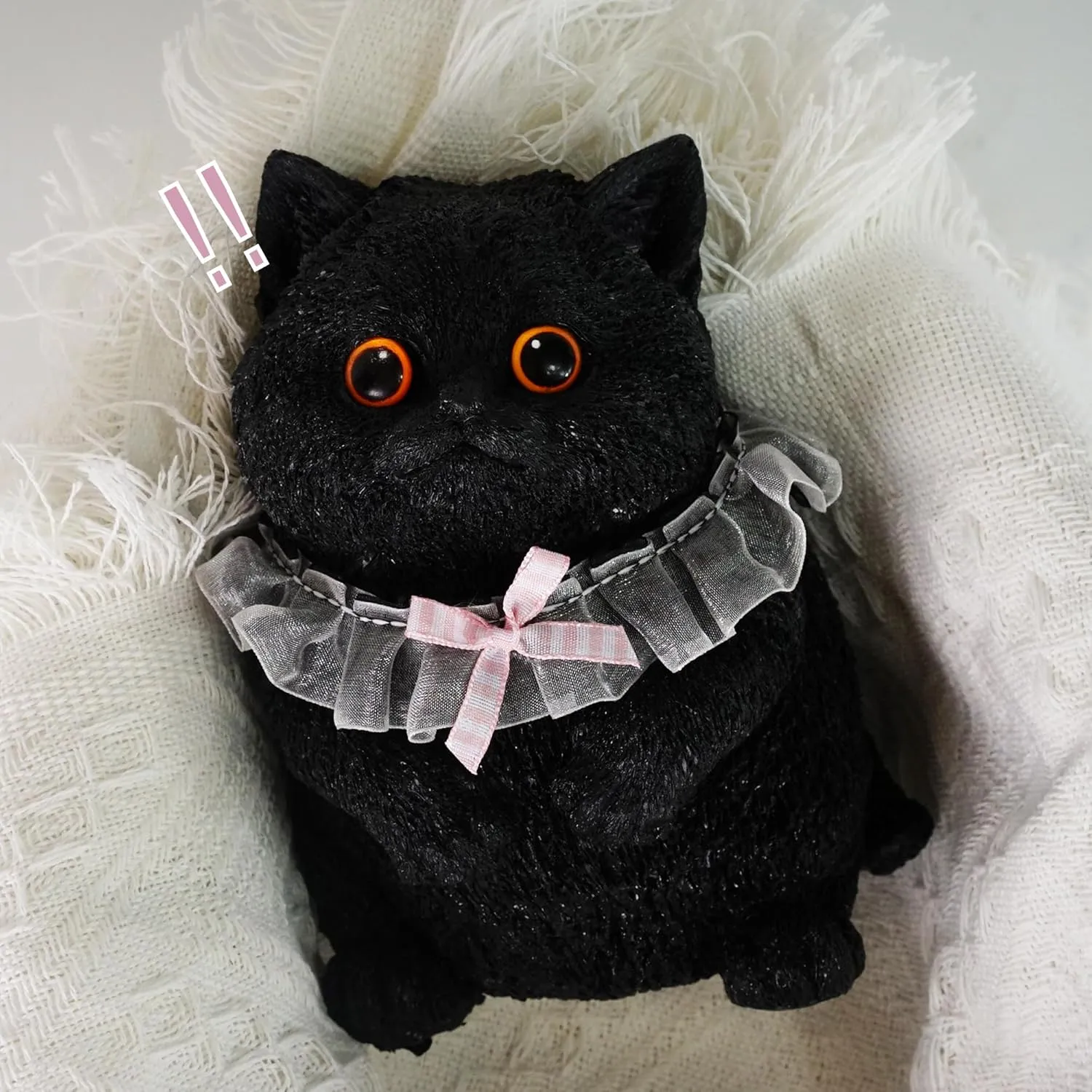 3D Taba Squishy Cat,Cat Sqeeze Toys (Blackbluecat, Medium)