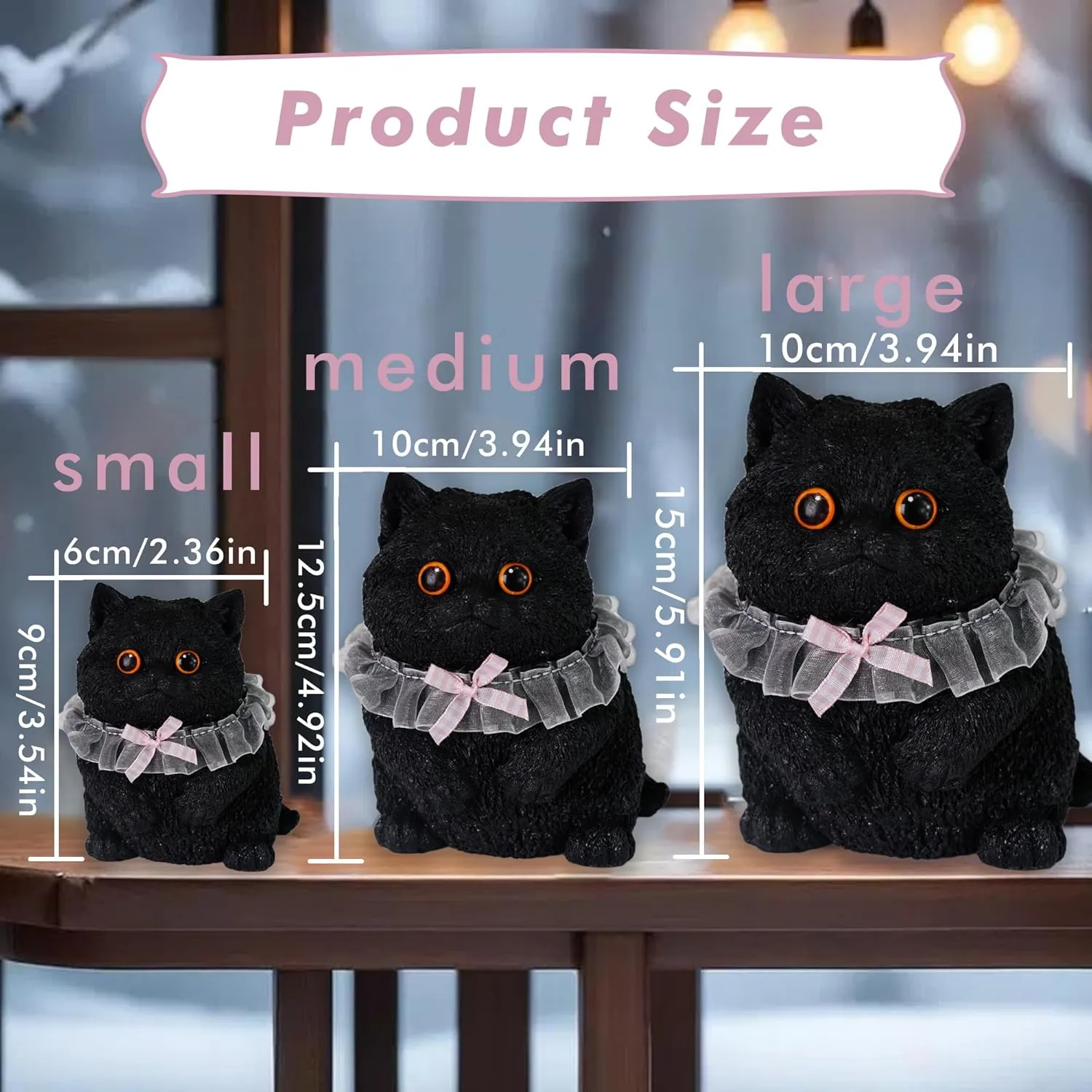 3D Taba Squishy Cat,Cat Sqeeze Toys (Blackbluecat, Medium)