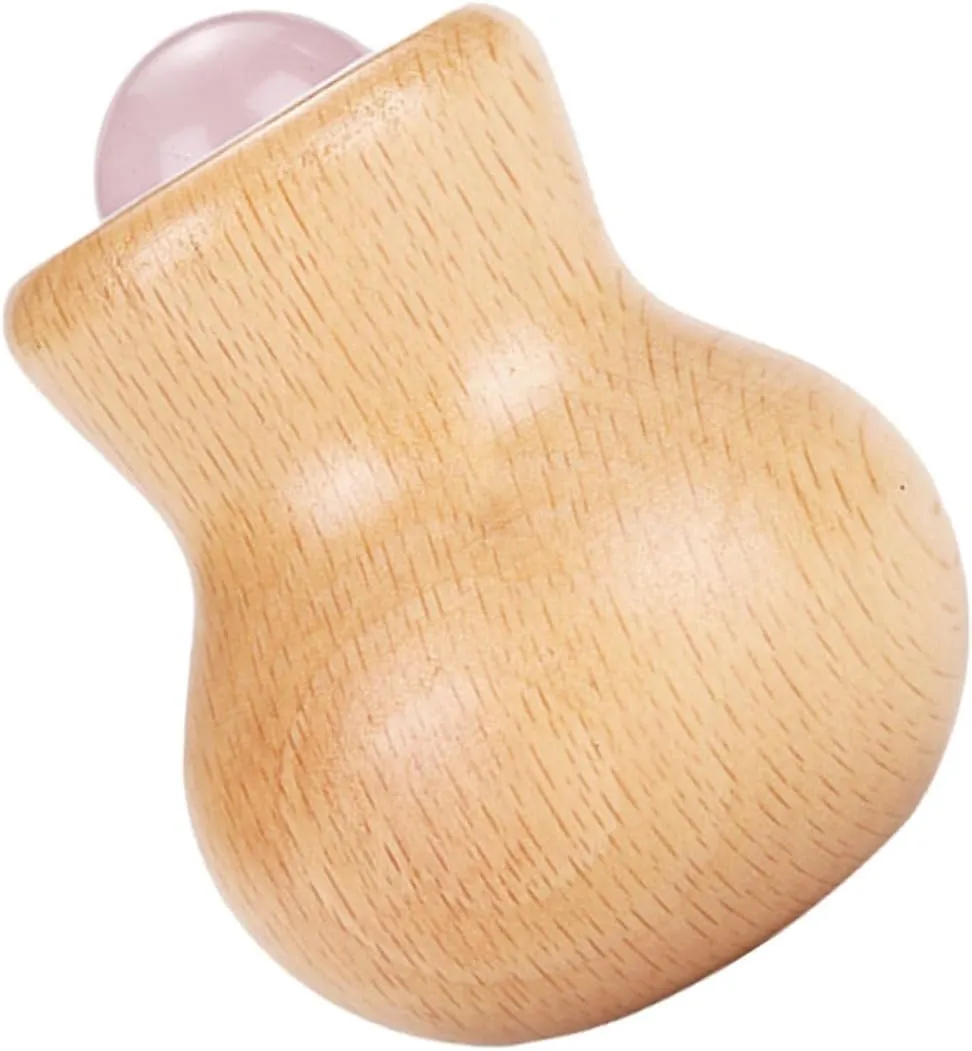 3pcs Jade Face Massage Roller Reusable Skin Care Tool for Facial Relaxation Neck Crafted Natural Jade for Home Travel Use
