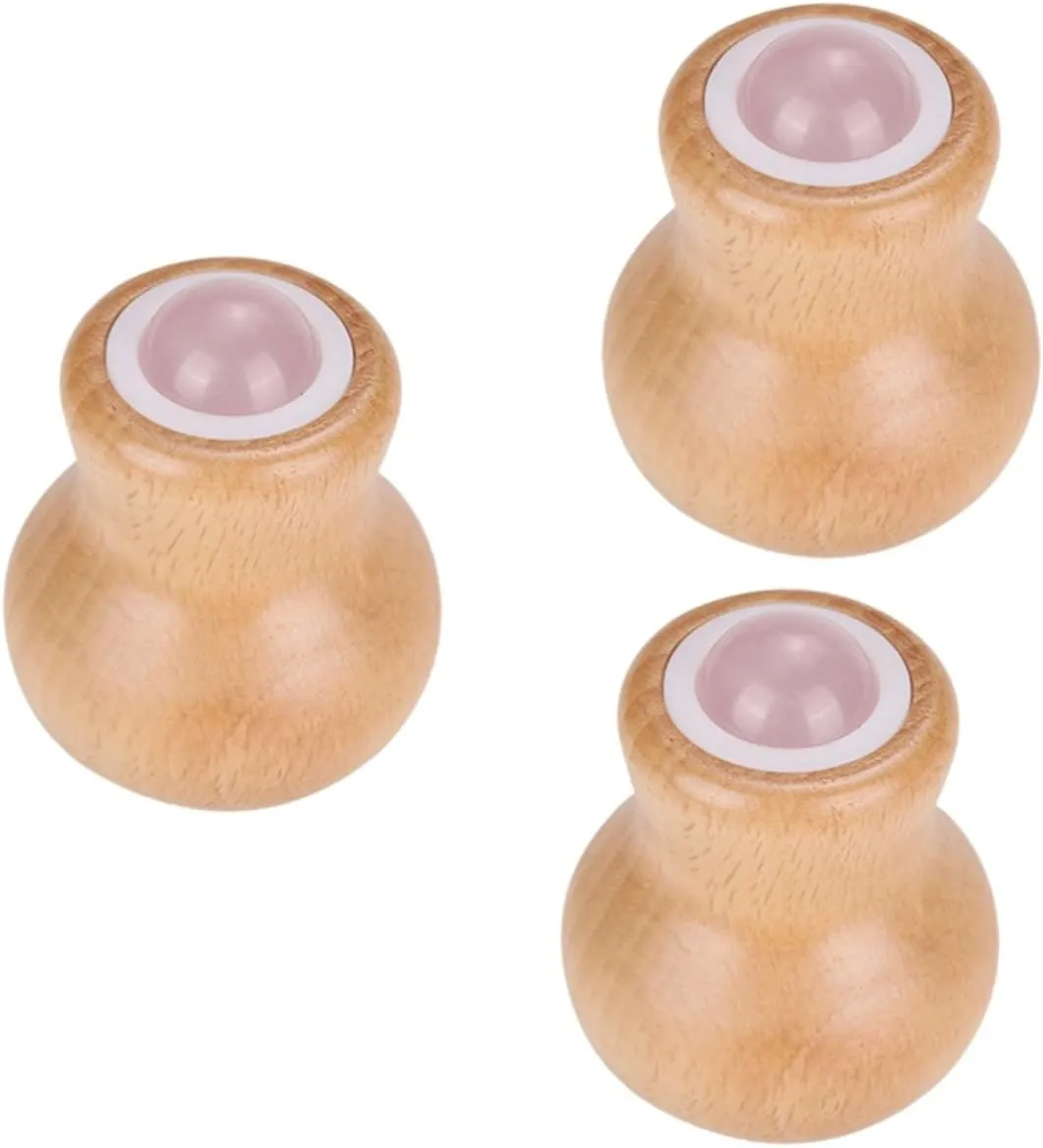 3pcs Jade Face Roller Eye Massage Roller for Women Portable Skin Care Tool for Neck and Face Absorption Compact Design Relieves Tension and Soothes Muscles