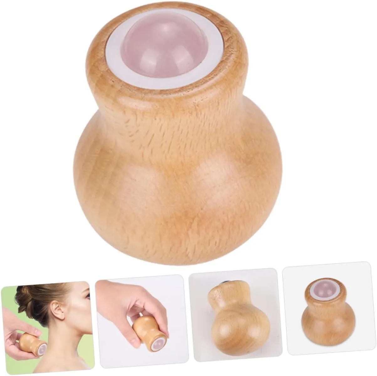 3pcs Jade Face Roller Eye Massage Roller for Women Portable Skin Care Tool for Neck and Face Absorption Compact Design Relieves Tension and Soothes Muscles