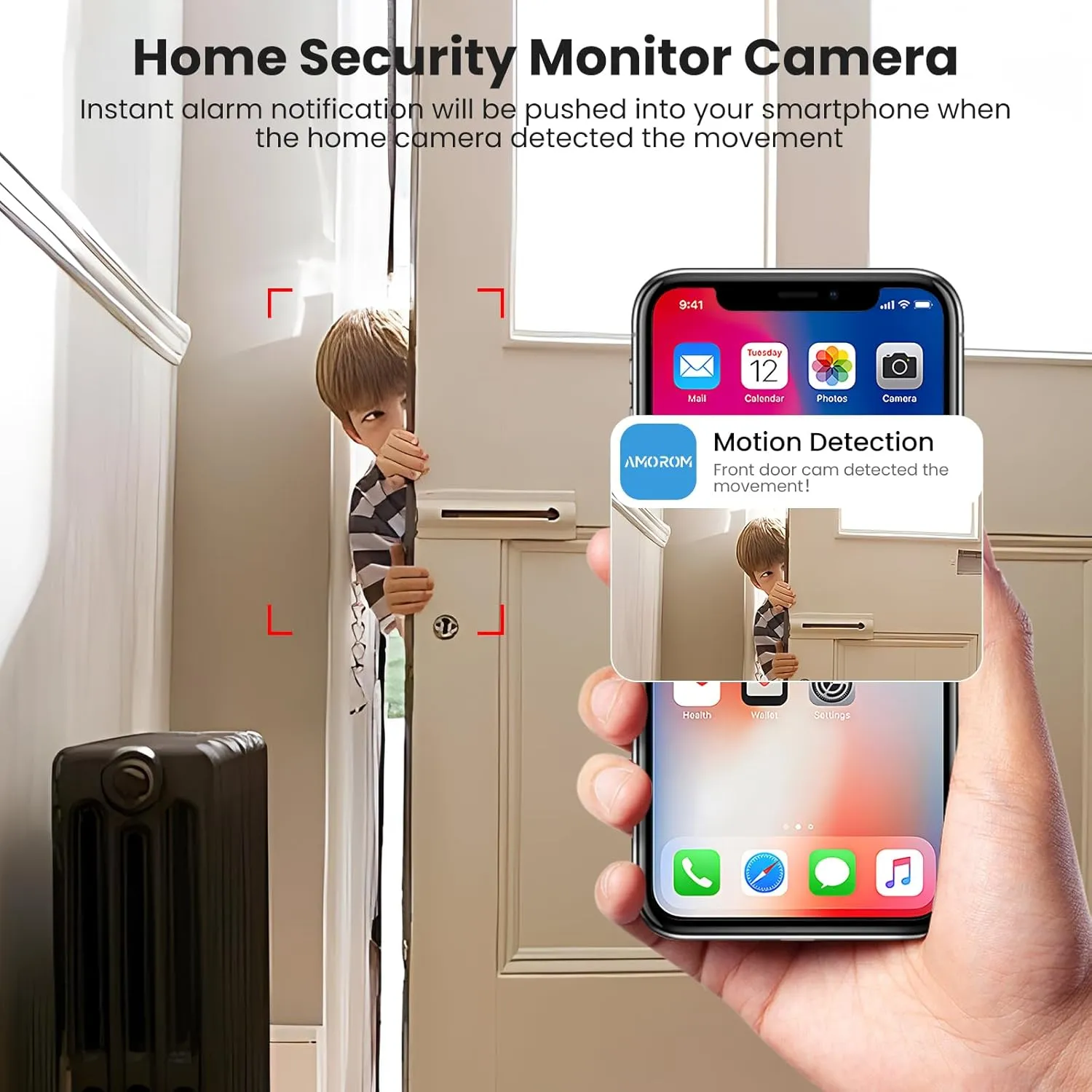 4 Pack Indoor Security Cameras Wriless, Home Security Cameras for House/Baby/Elder/Dog/Cat with 24/7 Recording/2-Way Talk/Night Vision/AI Detection/Cloud& SD Card Storage, Alexa&Google Home Support