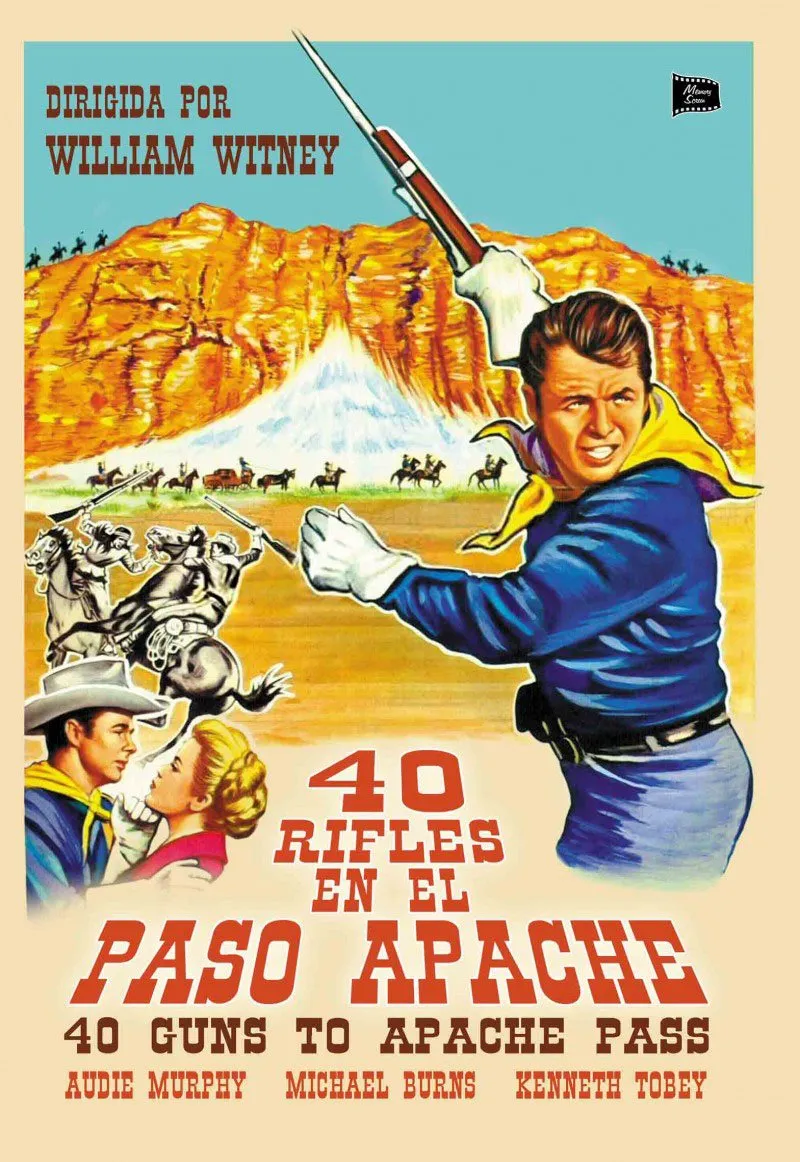 40 Guns to Apache Pass ( Forty Guns to Apache Pass ) [ NON-USA FORMAT, PAL, Reg.0 Import - Spain ]