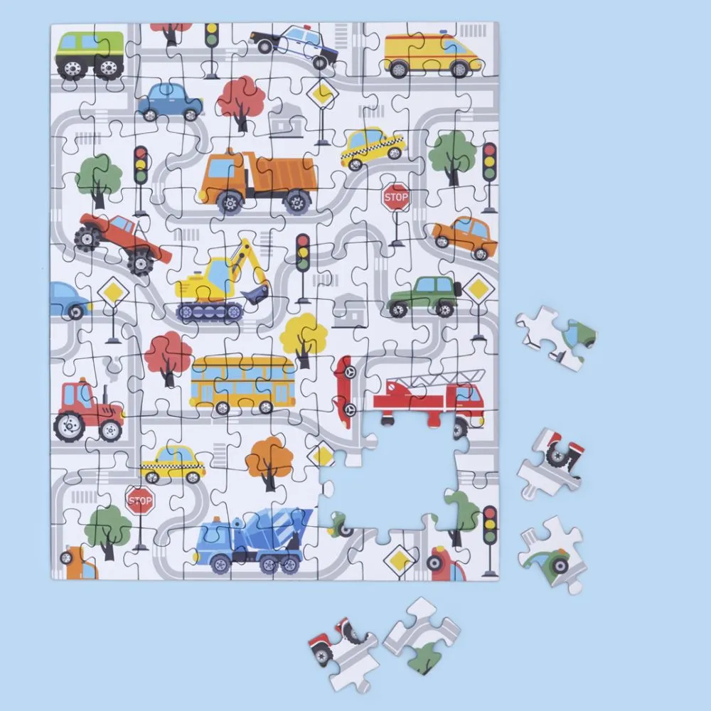 48pc Snax Puzzle | Trucks and Transportation