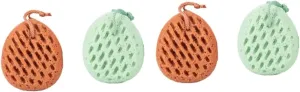 4pcs Exfoliating Bathing Towel Back Scrubber Gentle Body Scrubbing Tool for Home Hotel Use Quick-Drying Material Random Color Suitable for Oily Dry Skin
