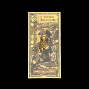 5 Florida Goldback Gold Note