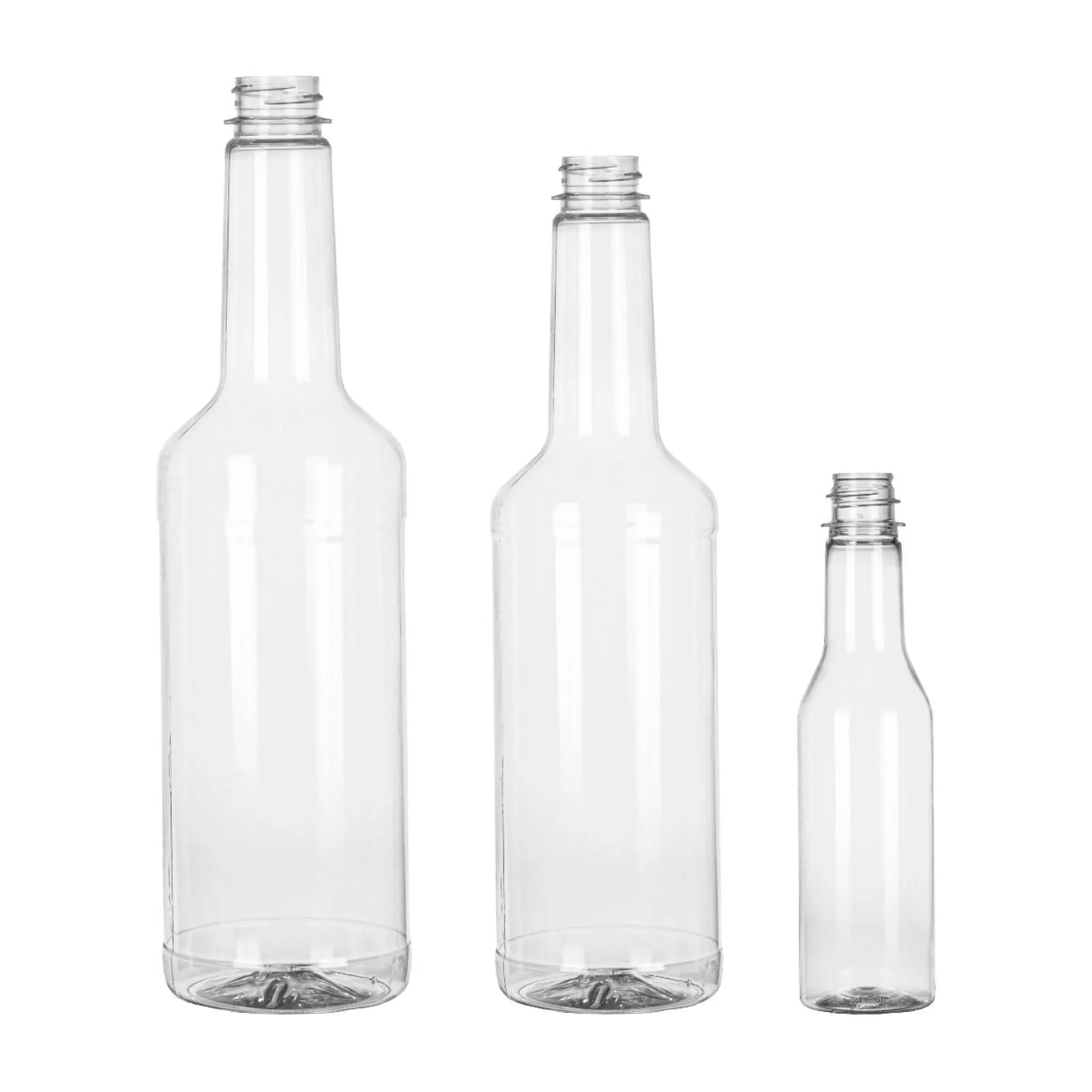 5 oz Long Neck PET Bottles - Clear