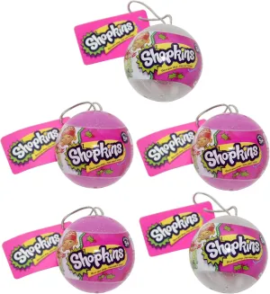 5 Shopkins Christmas Bauble Toy 2016