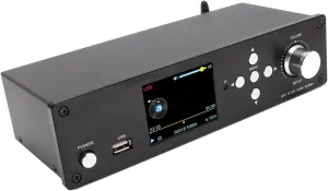 5.1 Surround Sound Decoder, 192Khz 32Bit, Supports 4K, ARC Optical Coaxial USB, Digital Analog AV System with BT 5.0 Receiver, for Home Theater System (US Plug)
