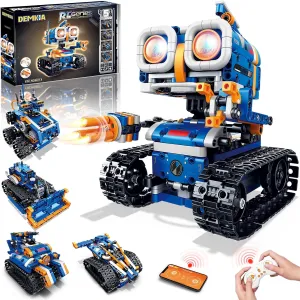 5in1 STEM Robot Building Kit, 560 PCS APP/Remote Control Mech RC Robotics for Kids Ages 8-12, Science Kit Coding Robots Toy Set, Birthday Gifts for Boys Age 8-14 