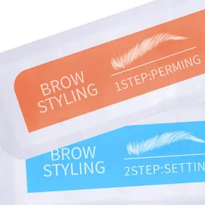 5x 2x Eyebrow Ironing Agent Eyebrow Fixative,Makeup Disposable Fast Setting Trendy Eyebrow Shaping Eyebrow Lift Kit Beauty Tool for Salon,Girls