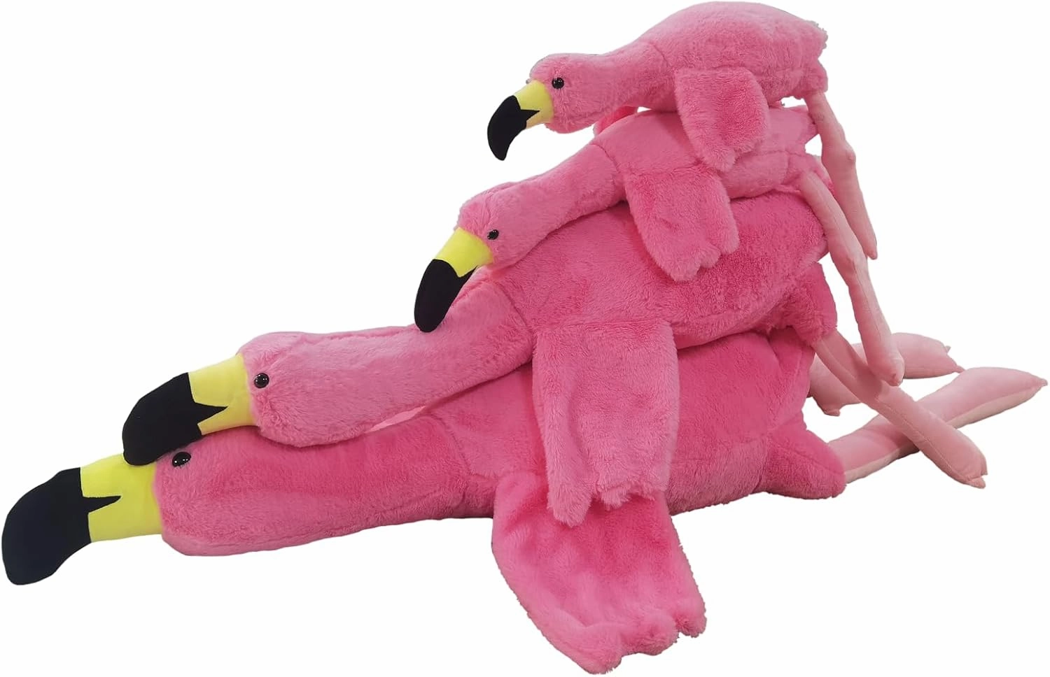 62" Flamingo Stuffed Animal Plush Pillow Giant Stuffed Animal Plush Doll Pink Flamingo Plush Toys for Kids Birthday Christmas Decoration Gifts（Pink）
