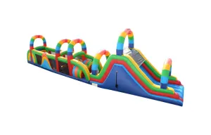 68ft rainbow obstacle course